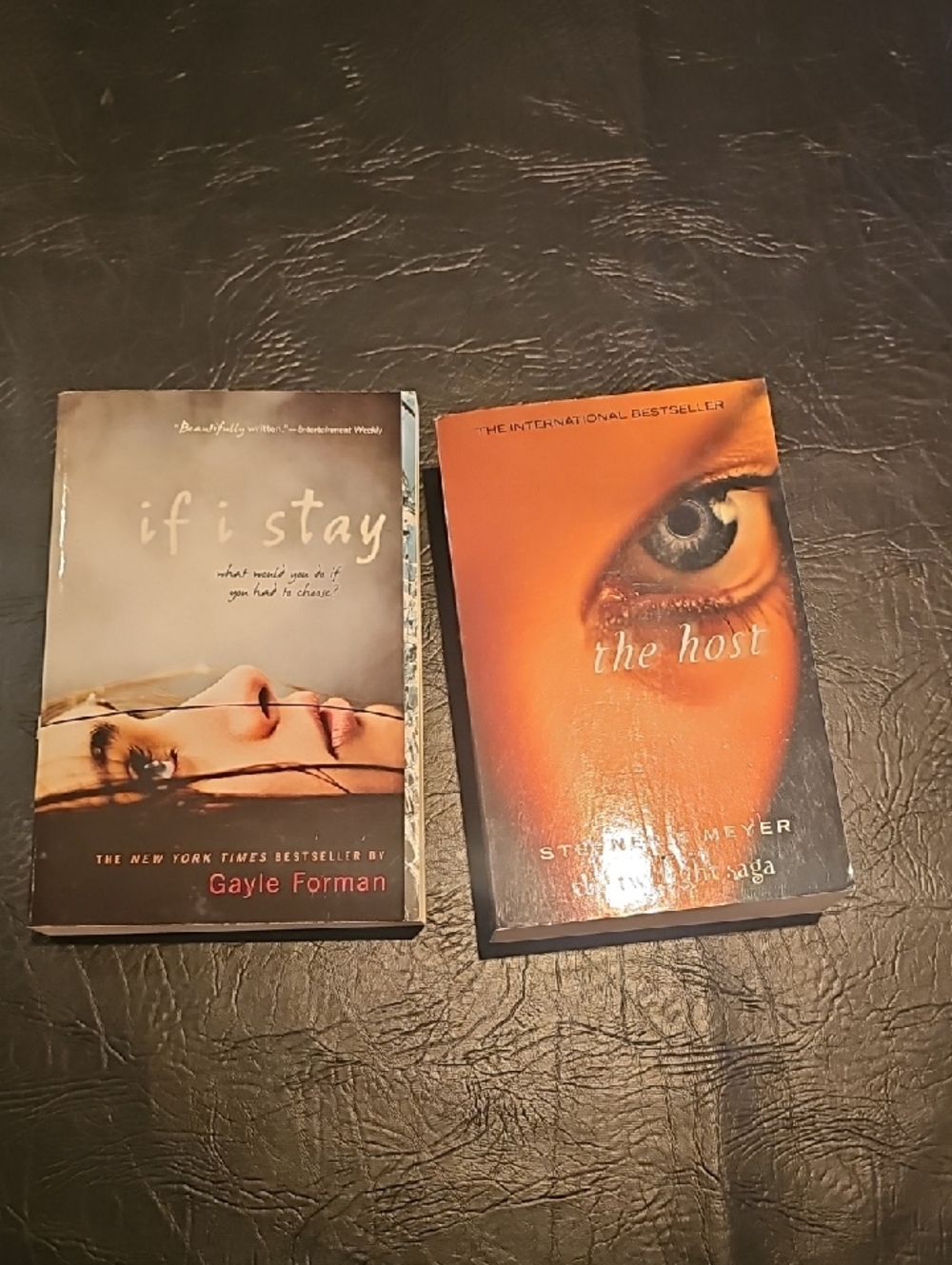 2/15$ If I Stay & The Host Paperback Book Lot